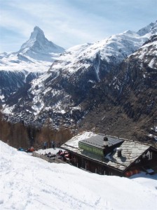 Zermatt, where the views are at their best at the end of the season